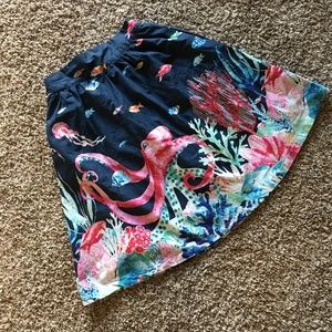 MODCLOTH Aquarius A-line Skirt